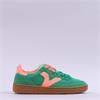 Victoria Smash Suede Gumsole Trainer - Green Suede